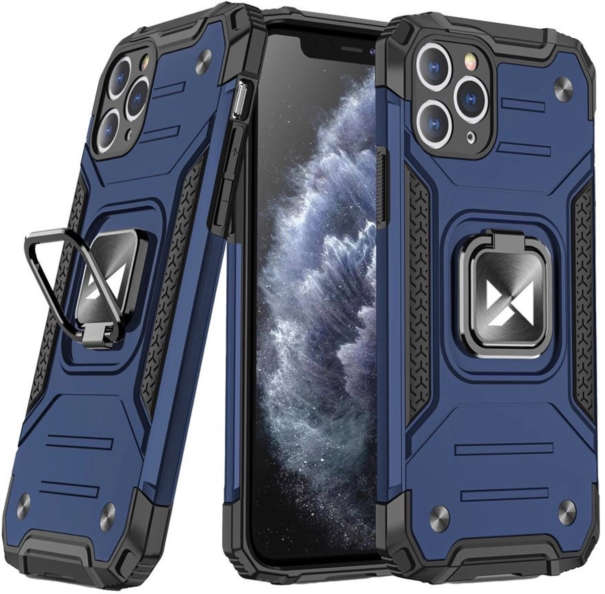 Wozinsky Ring Armor Armor Hoesje Voor Xiaomi Redmi Note 11 Pro 5G Met Houder