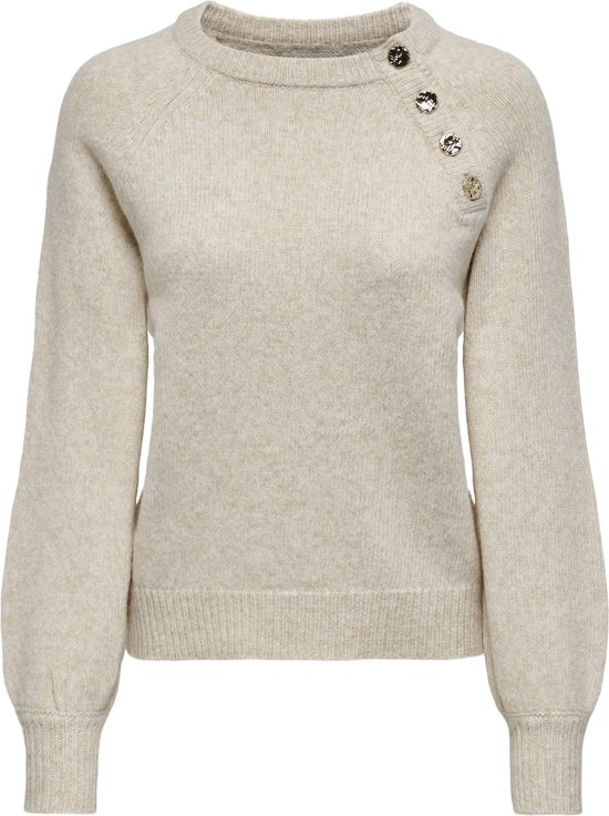 ONLY - ONLEMMA LS BUTTON ONECK KNT NOOS Dames Trui