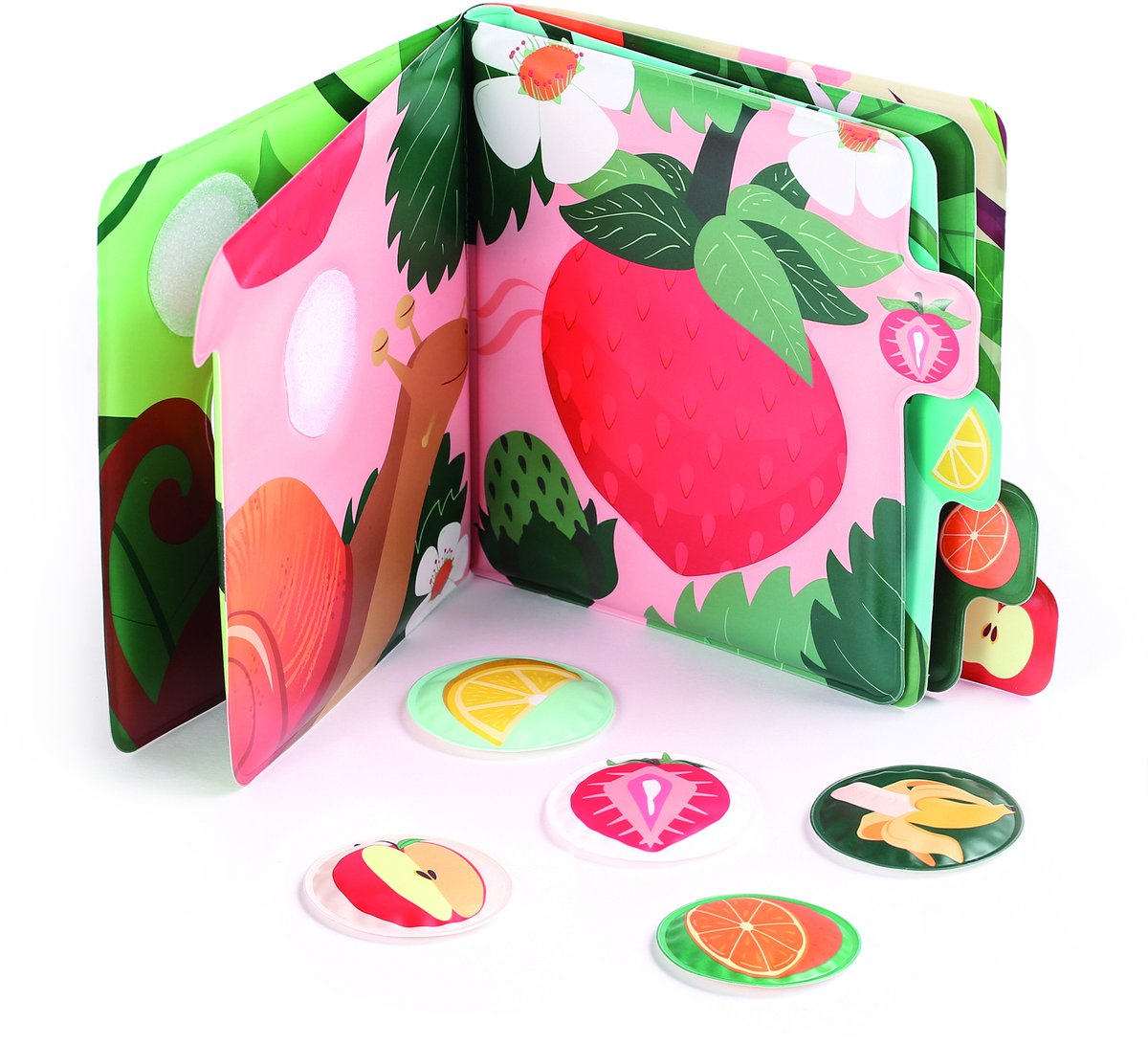 LUDI - Geurboek - Thema fruit - Zintuiglijk speelgoed