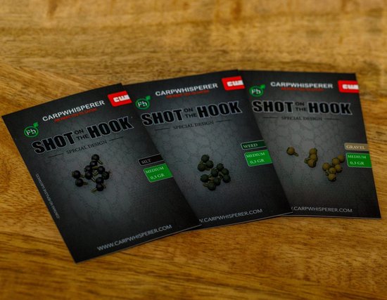 Carp Whisperer - Shot on the hook - 0,4 gram - Silt - 10 stuks van Carp Whisperer — afbeelding 2