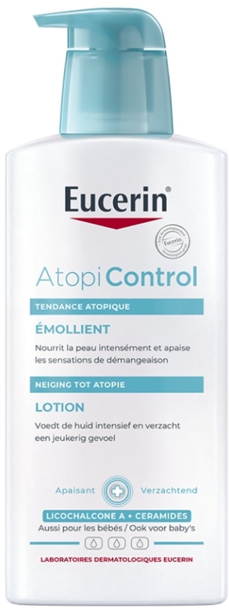 Bol.com Eucerin AtopiControl Body Care Lotion 12% Omega - Bodylotion - 400 ml aanbieding
