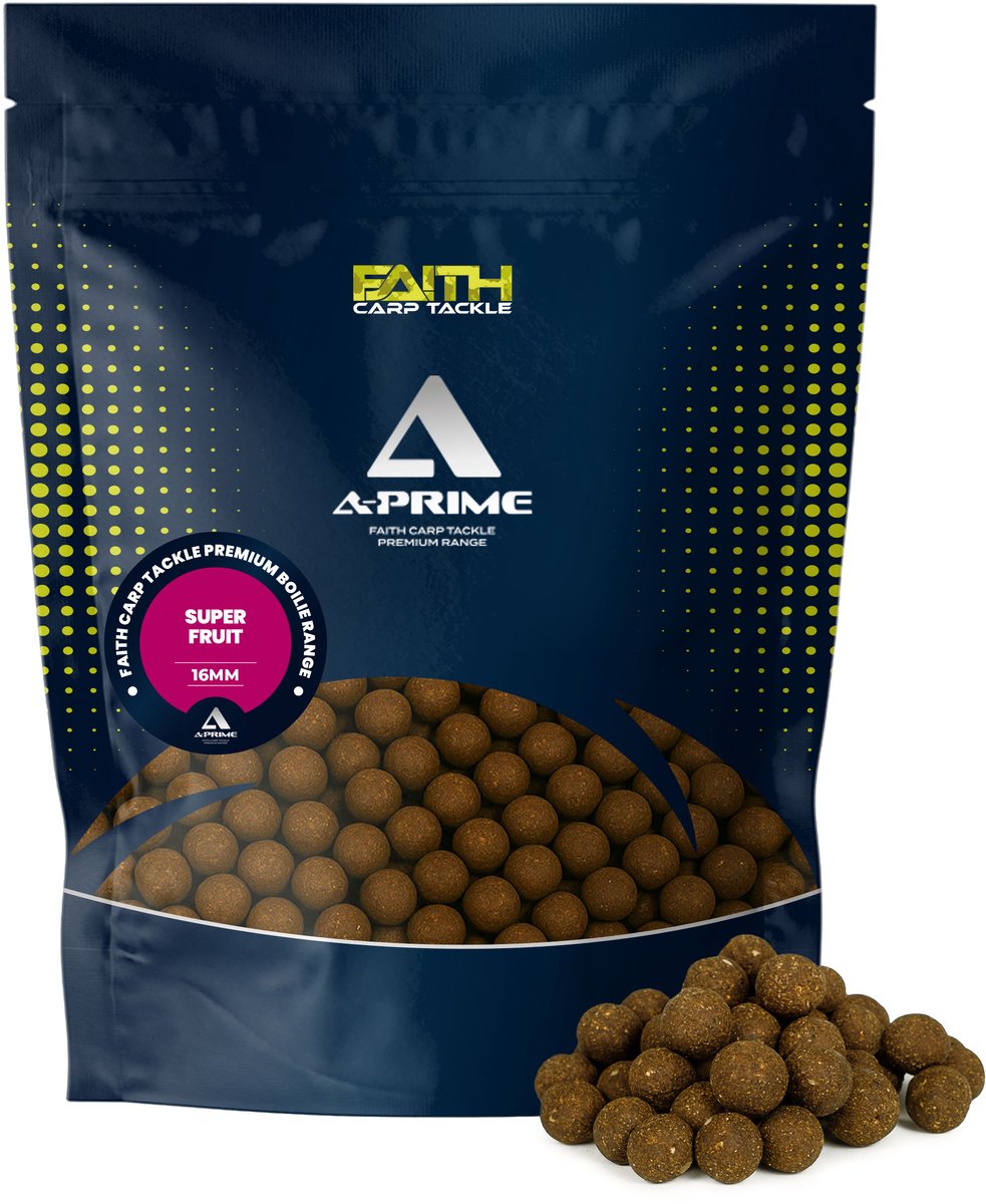 Faith Carp Tackle A-Prime Boilie - 5kg - 16mm - Super Fruit
