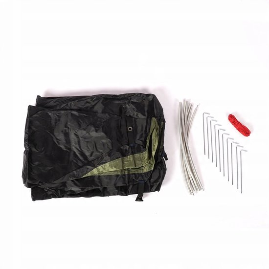 Kampeertent & Slaapzak - Opvouwbare Tent - 1-persoons Outdoor Tent - 220x50x50 Centimeter (Militair Groen) - Ultralicht Waterdicht & Windbestendig - Geschikt Alle Seizoenen - Voor Kamperen & Wandelen van Merkloos — afbeelding 5
