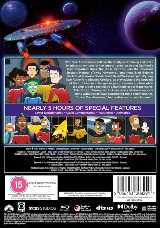 Star Trek: Lower Decks Complete Serie - blu-ray - Import (Blu-ray ...