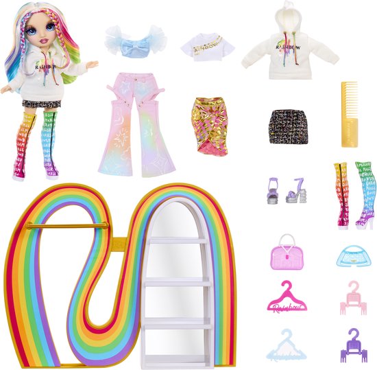 Rainbow High Amayas Rainbow Closet Playset. van Merkloos — afbeelding 3