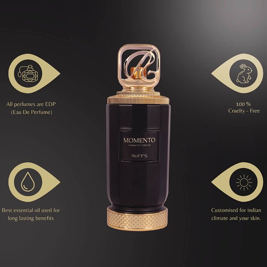 香水(男性用) Riiffs Momento Riiffs Momento Extrait de Parfum – Purescentz