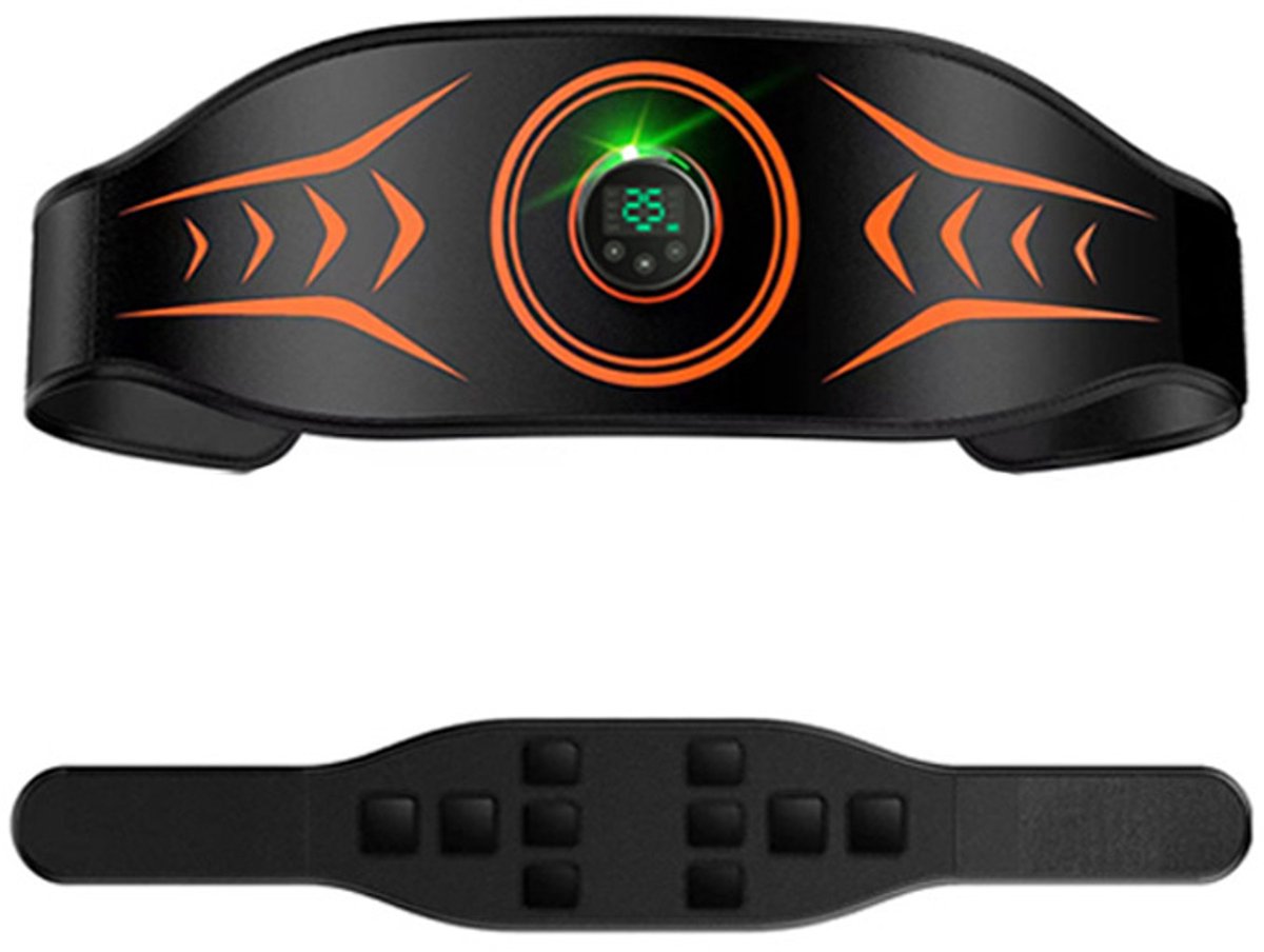 Microstroomband voor vetverlies en afslanken - 1 hoofdeenheid + 1 buik (10 stuks siliconen)