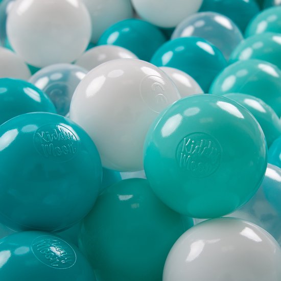 Lot De 100 Balles De Piscine à Balles Pour Bébé - Diamètre 6 Cm - Bleu Clair Jaune Vert Clair Rouge