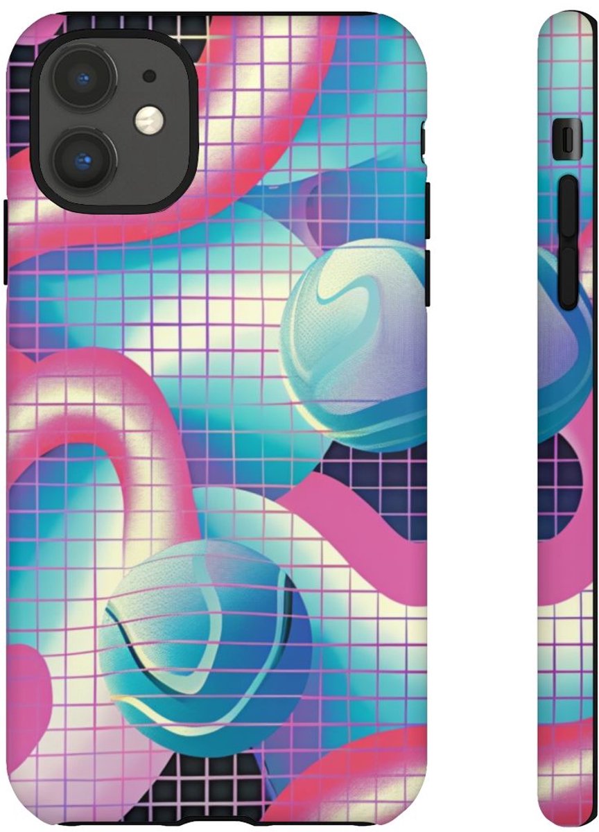 Abstract 3D Geometrisch Patroon – Telefoonhoesje Geschikt voor iPhone 11