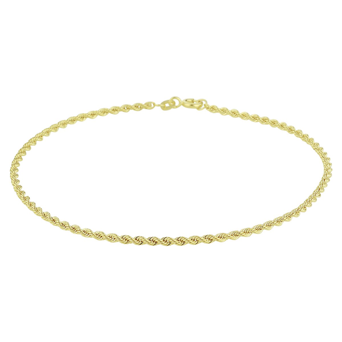 Marie Celeste enkelbandje koord 2,0 mm - Goud