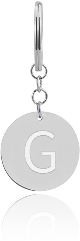 Stainless steel sleutelhanger graveren met letters