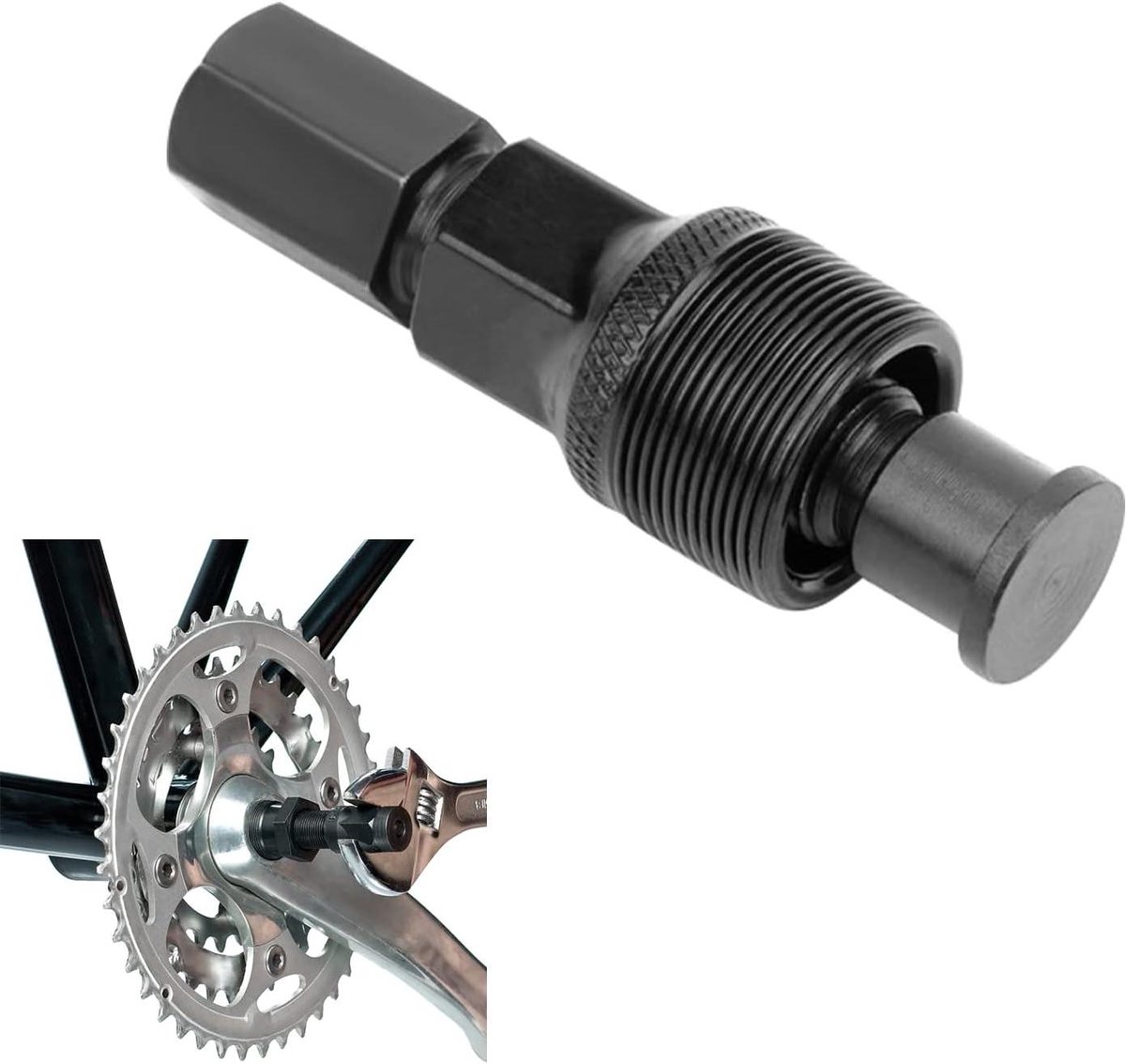Cranktrekker - Compact gereedschap voor fiets - Vervanging crank - Riemschijf crankaandrijving
