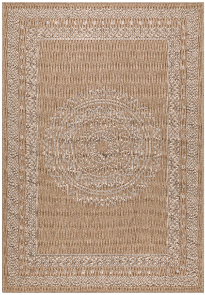 Buitenkleed vloerkleed Dhaka (beige 8714) - 140x200 cm