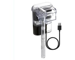 Aquariumfilter 250 l/u 25 W - USB-filter voor aquaria - verstelbare stroom - stil - 2-8 liter - reiniger - waterpomp.