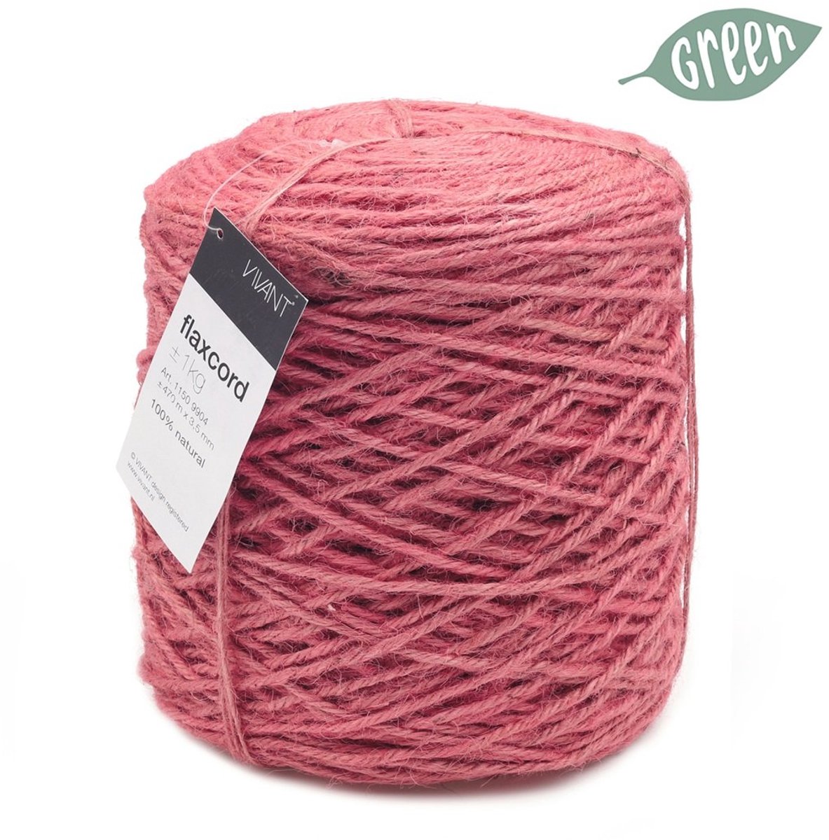 Dik jute touw roze – 450 m – Jute