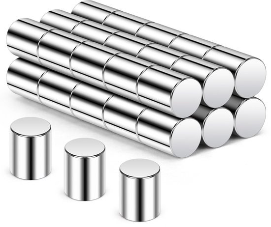 Wukong 5 x 1 mm neodymium magneten, 100 stuks, kleine zwarte magneten, mini extra sterke magneet voor whiteboards, koelkast, magneetbord en doe-het-zelfproject
