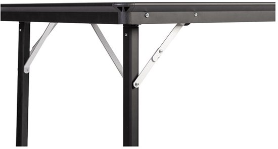 Brunner Dinemic Elùtop - Campingtafel 124 x 70 x 56/85 cm - Aluminium frame - Honingraat tafelblad - Verstelbare poten en draagtas van Brunner — afbeelding 2