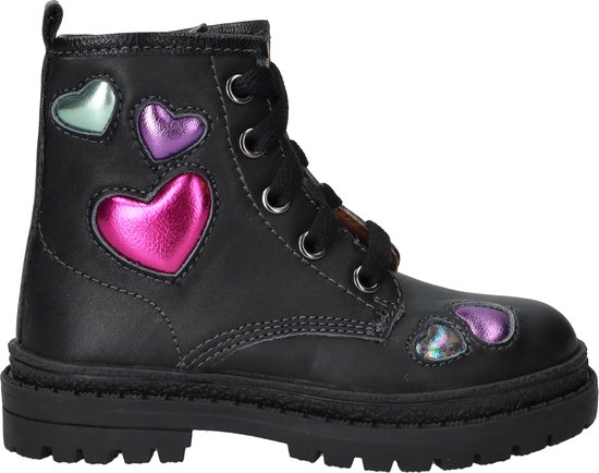 Bottes à lacets IK-KE - Filles - Zwart - Pointure : 29