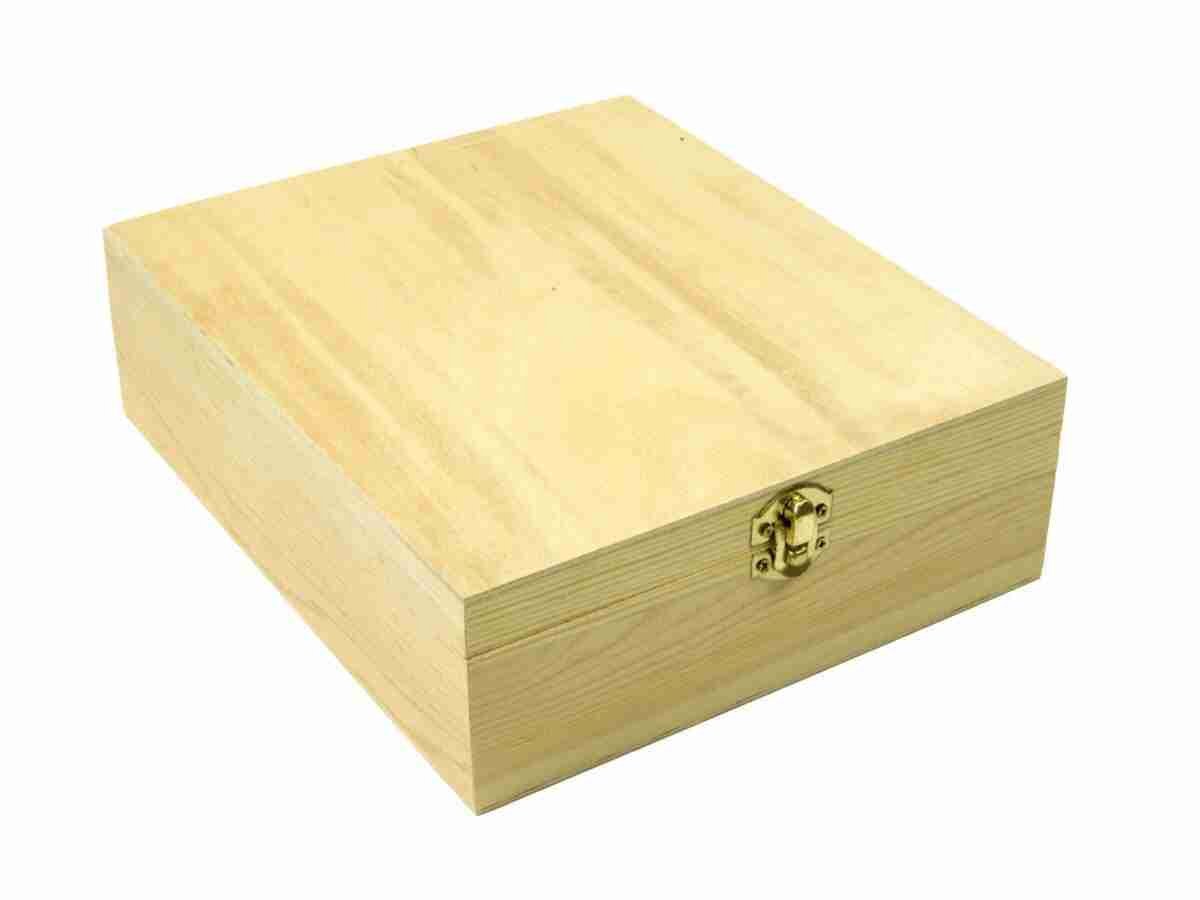 Houten Theedoos – 9 Vakken – Theekist met Deksel – Thee Opbergdoos – Cadeau voor Theeliefhebbers – Naturel Hout