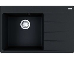 Franke Centro - Fragraniet spoelbak CNG 611-78 TL/2, 78x50 cm, onyx 114.0637.517