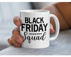 Black Friday Squad Mok, Leuke Cadeau Ideeën, Shopping Buddy Mok, Groepsuitje Mok, Feestdagen Mok, Vriendinnen Mok, Gift Idea Mok
