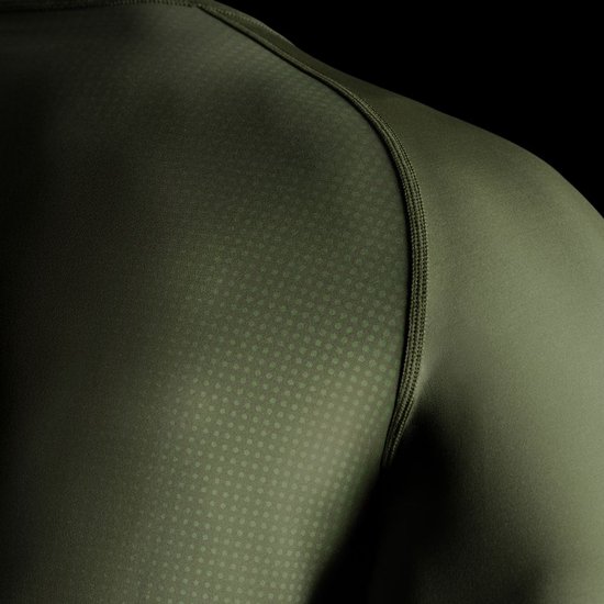 Rashguard manches courtes Hayabusa Core pour homme - Vert foncé - Taille L