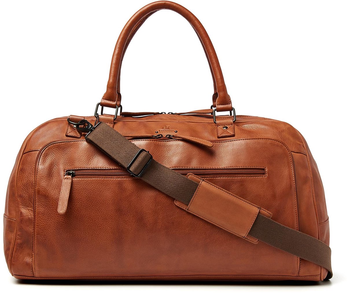 dR Amsterdam Weekender | Leren weekendtas | Luxe weekendtas leer | Weekendtas heren leer | Weekendtas dames leer | Ruime leren weekendtas | Stijlvolle weekendtas leer | Reistas leer heren dames | Handbagage tas leer | 933695