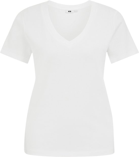 WE Fashion Dames T-shirt met V-hals