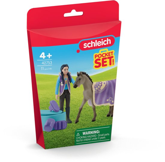 Schleich Horse Club Cheval de Selle Francais Foal Animal Figure Toy for Ages 3