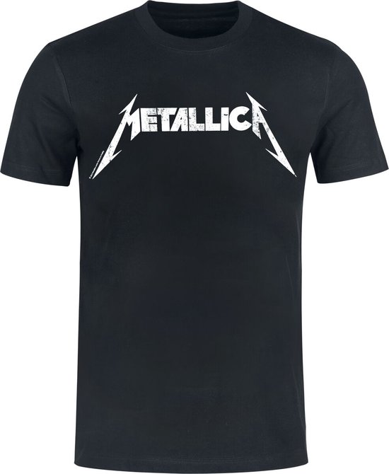 T-shirt homme épais avec logo texturé Metallica - noir - XXL