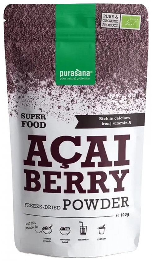 Purasana Acai Berry Powder Biologisch