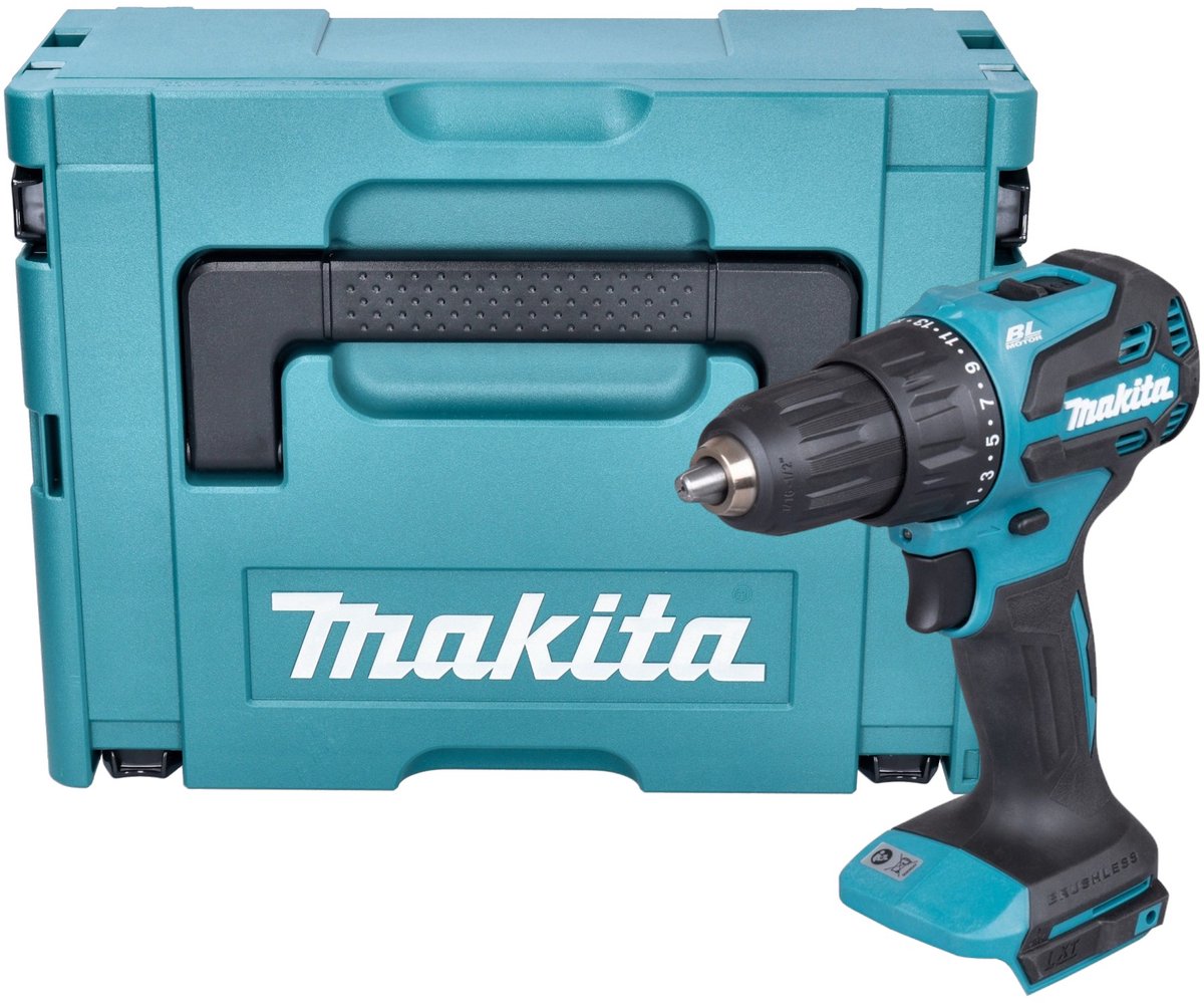 Makita DHP 490 ZJ accu klopboormachine 18 V 65 Nm borstelloos + Makpac - zonder accu, zonder oplader