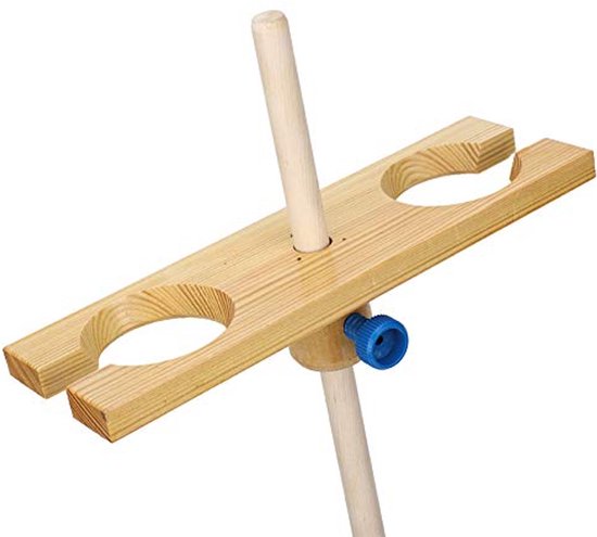 Premium Height Adjustable Separation Funnel with 2 Holes, Laboratory ...
