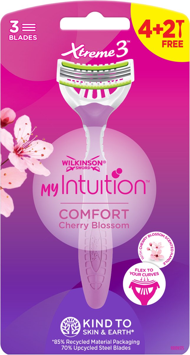 Wilkinson Vrouwen Wegwerpscheermesjes Xtreme 3 My Intuition 6 stuks