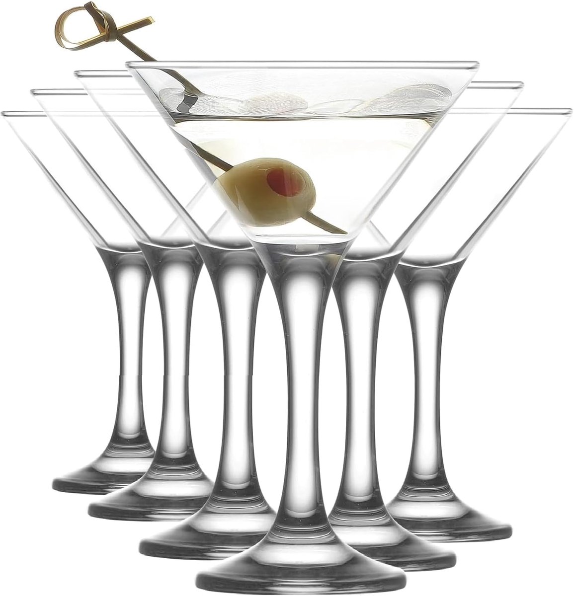 12-delige Premium Cocktailglazen Set – Hurricane glazen 175 ml – Ideaal voor Cocktails, Milkshakes & Mocktails – Elegant Design – Vaatwasserbestendig