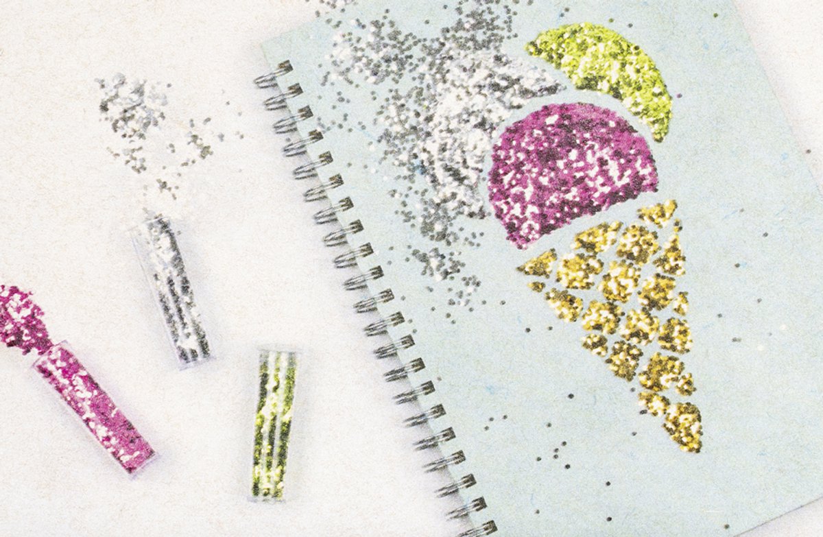 folia BIO Chunky glitter-set Starlight