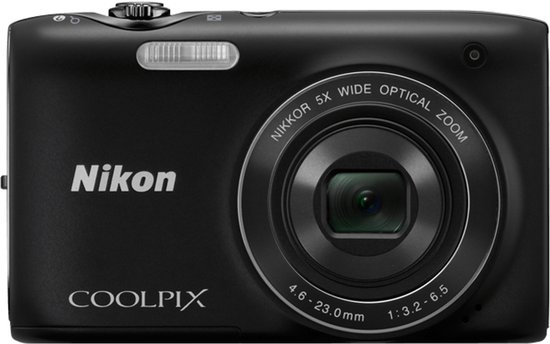 Nikon Coolpix S3100 - Zwart - Digitale Camera - Coolpix | bol