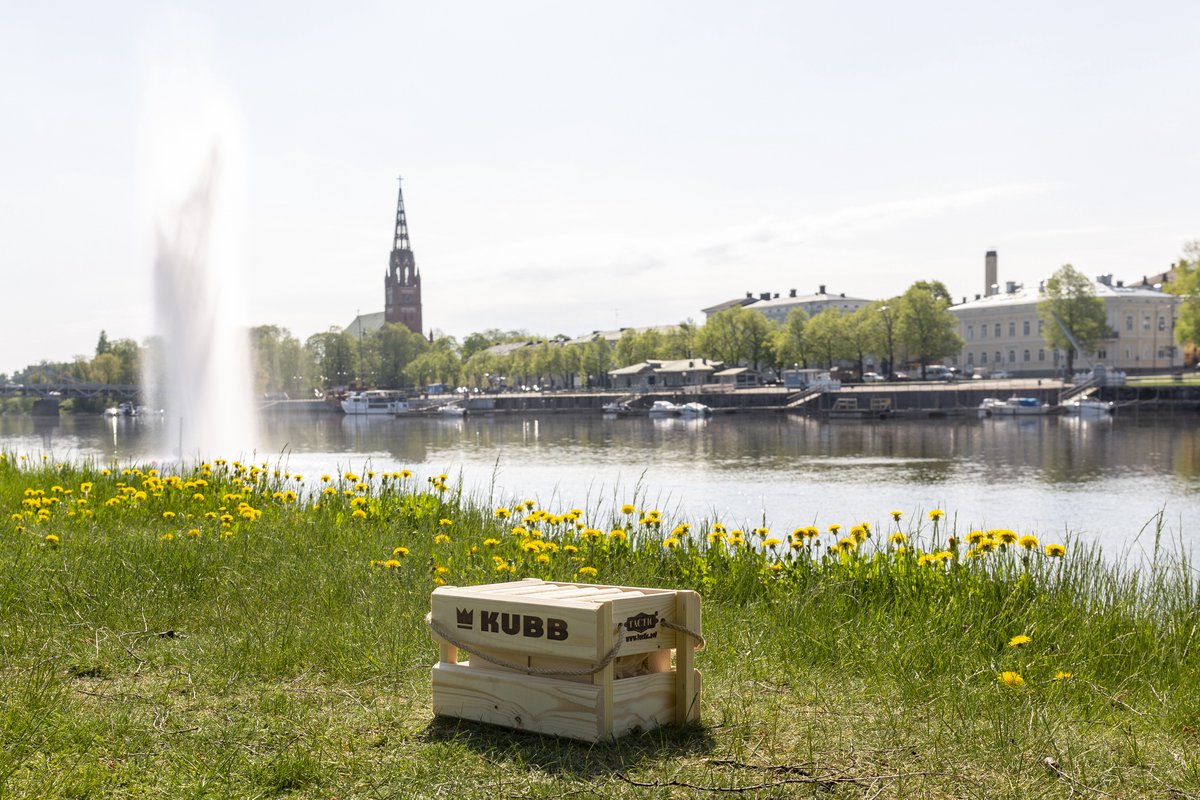 Tactic Kubb – Vang- en werpspel – Origineel Zweeds Werpspel In Luxe Houten Draagkist – Duurzaam Grenenhout — afbeelding 7