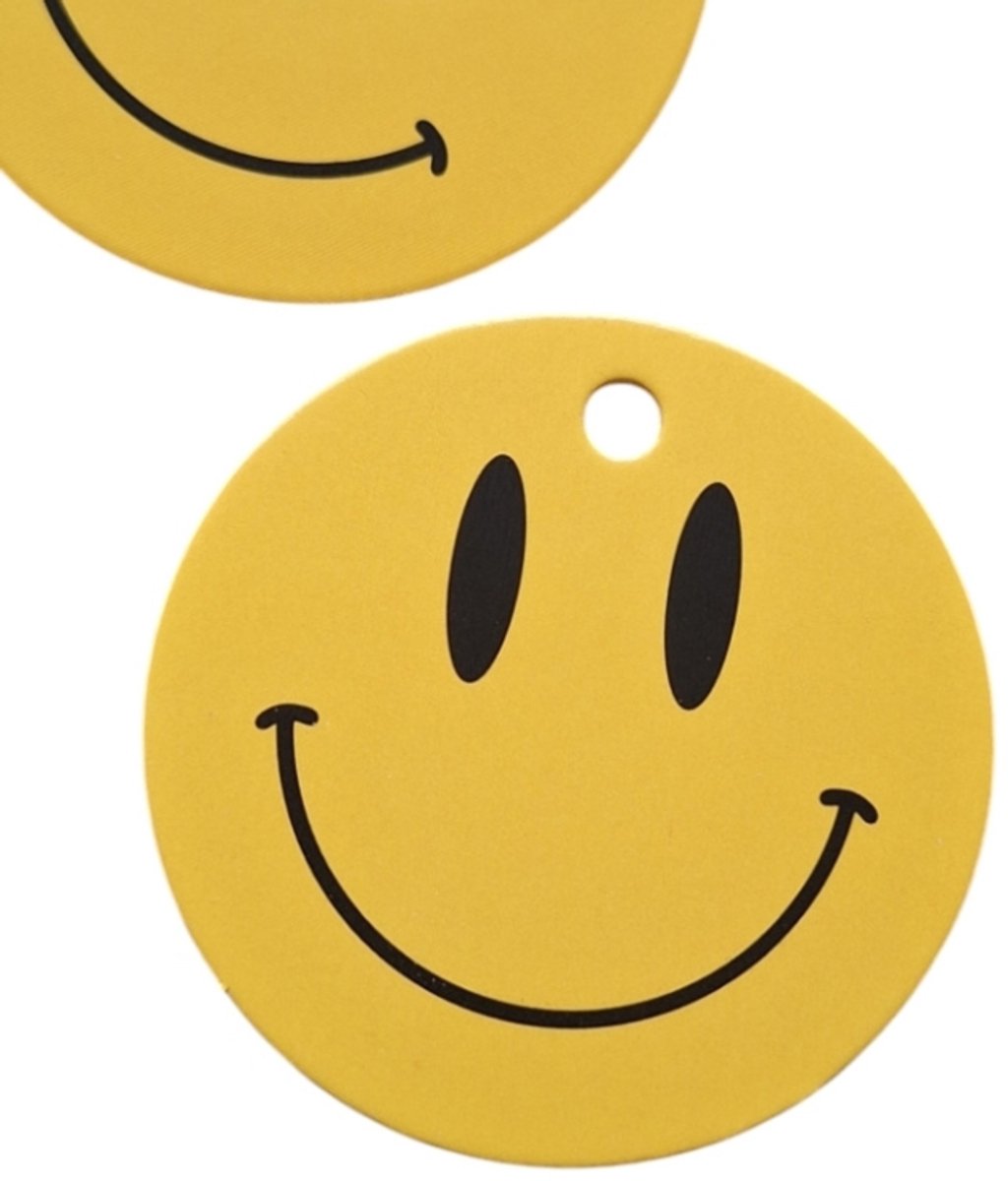 5x smiley label