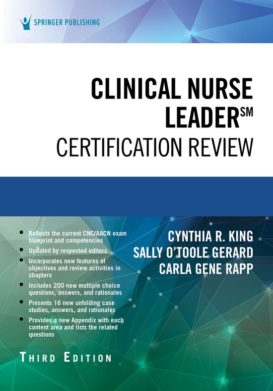Clinical Nurse Leader Certification Review, Third Edition - cover