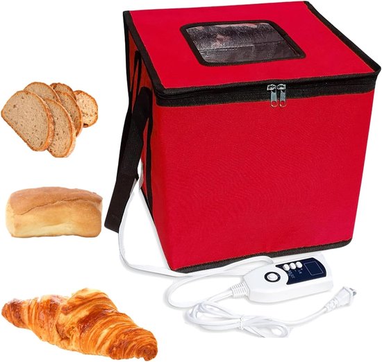 Foto: Opvouwbare deeggieterbox temperatuurinstelling geschikt voor fermentatie