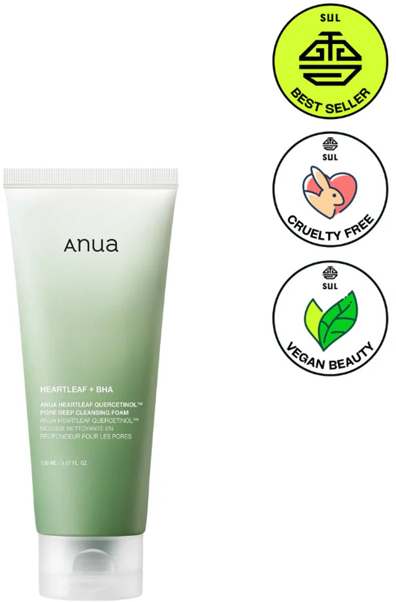 Anua - Heartleaf + BHA - Cleansing Foam - 25 ml - Travel