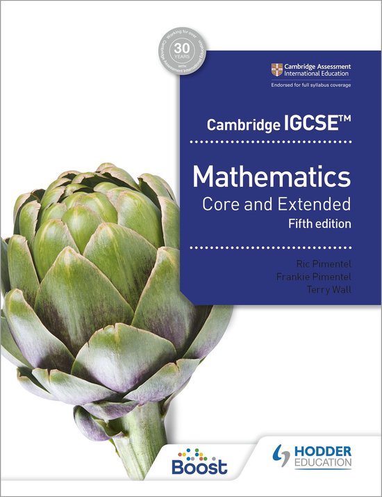 Cambridge IGCSE Core and Extended Mathematics Fifth edition - cover