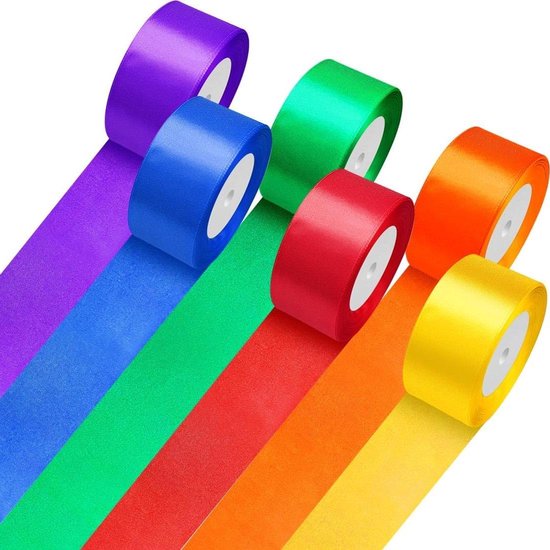 Organza lint creme 15 mm (50 meter
