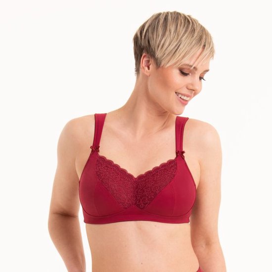 Soutien-gorge pour prothèse Anita Care Havanna 5712X 124 rouge foncé - taille EU 75A / FR 90A
