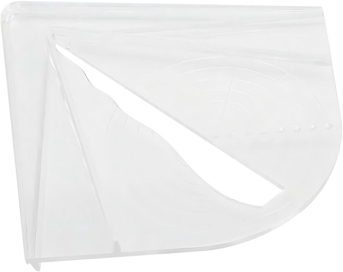 Plastic Center Finder voor houtbewerking - vierkant, rond en achthoekig - Handig gereedschap voor het vinden van het middelpunt.