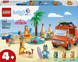 foto van LEGO® Bluey: Bluey's Autorit naar het Strand, Bouwset - 11202