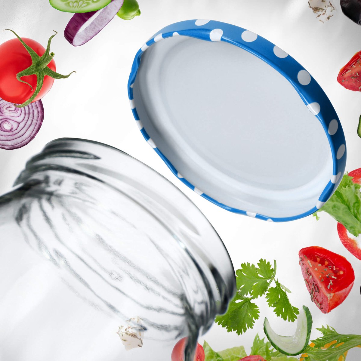 KADAX Schroefdeksels 82 Mm - 10 Stuks, Geschikt Voor Inmaakpotten En Weckpotten