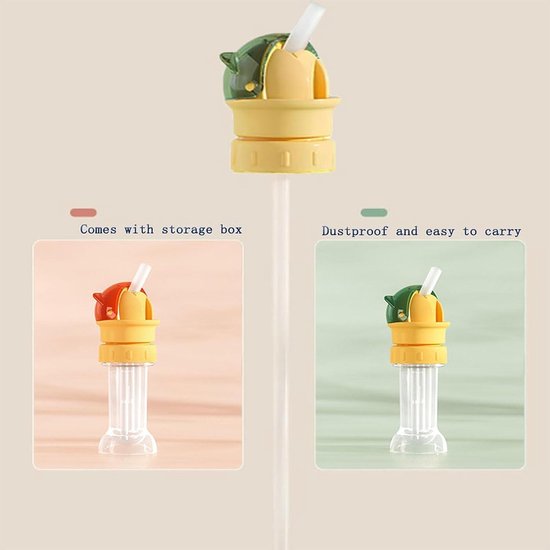 Klean Kanteen Sippy Lid Siliconen Deksel met Drinktuit Set van 2 Vacuum