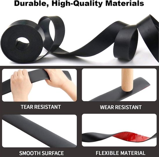Rubberen strips, zelfklevend neopreen, rubberen plaat, 50 mm (b) x 1,5 mm (d) x 3 m (l) massief rubberen profiel voor doe-het-zelf afdichtingen, vloerbedekkingen, bescherming, isolatie, afdekking Rubberen strips, zelfklevend neopreen, rubberen plaat, 50 mm (b) x 1,5 mm (d) x 3 m (l) massief rubberen profiel voor doe-het-zelf afdichtingen, vloerbedekkingen, bescherming, isolatie, afdekking
